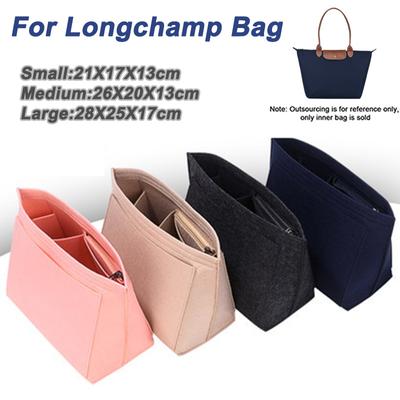 Felt Insert Bag Fits For Handbag Liner Bag Felt Cloth Makeup Bag Support Travel Portable Insert Purse Organizer
