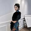 Long Plush Faux Fur Wrap Faux Fox Fur Faux Fur Cape Fashion Faux Fur Jackets  Women