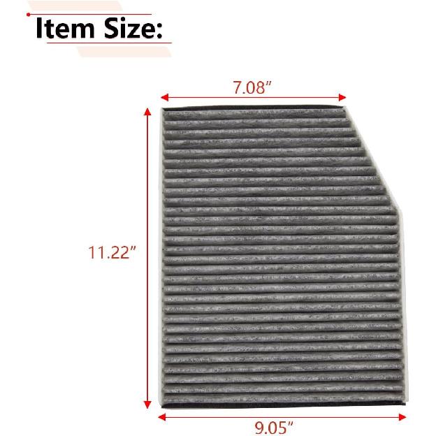RLB-HILON Cabin Air Filter Compatible With Ford Transit 150 250 350, For 2015 2016 2017 2018      Year, For BK21-18D543-AA