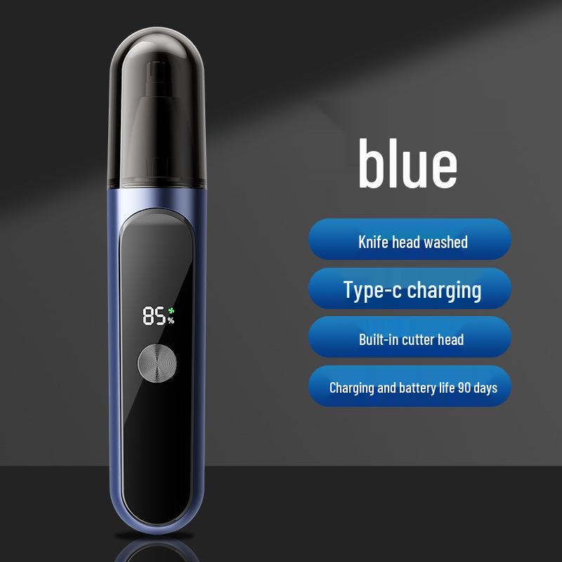 Men's Rechargeable Electric Nose Hair Trimmer & Shaver