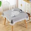 Table Cloth Art Simple Rectangular Fresh Solid Color Patchwork Hollow-out Lace Tea Table Round Table Cloth