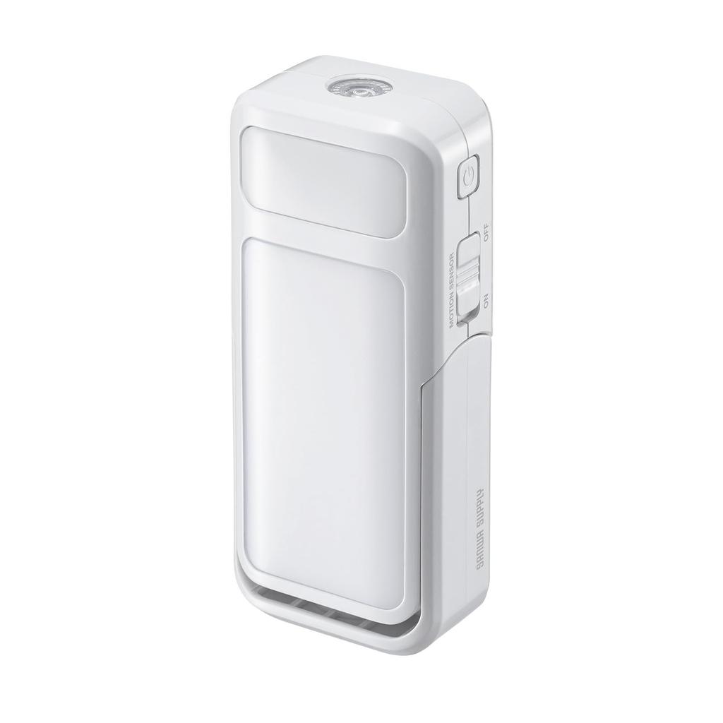 Sanwa Supply Sensor Light, Motion and Light Sensor, LED, Rechargeable, LED-SL1