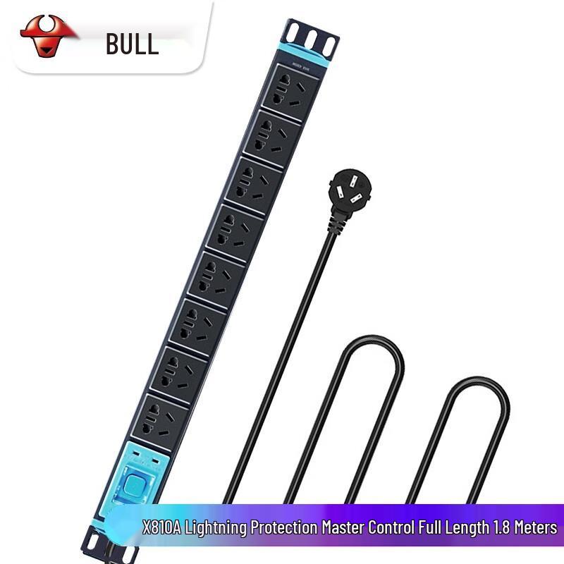 BULL E-108T-10 PDU Server Cabinet Power Strip CN Plug (adapter Included)