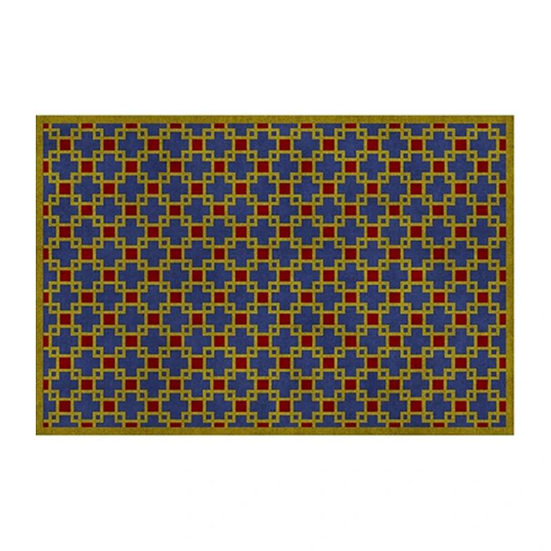 Modern Plaid Carpet Living Room Fashion Design Fluffy Plush Bedroom Bedside Floor Mats Home Decoration Sofa Area Non-slip Rug