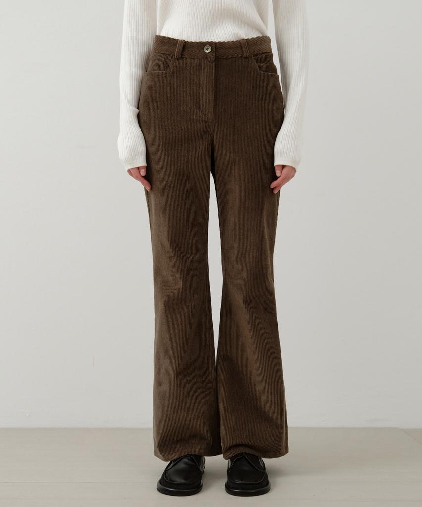 Wednesday Oasis For Woman Habit Corduroy Bootcut Pants_Brown(W25-Pt38)