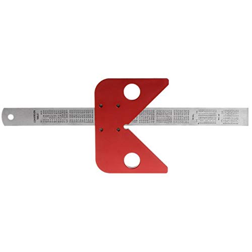 CarAngels Woodworking Center Gauge, Center Square, 45° Square, 45 Degree Ruler, Right Angle Square, Marking Guide, Carpentry Marking Tool