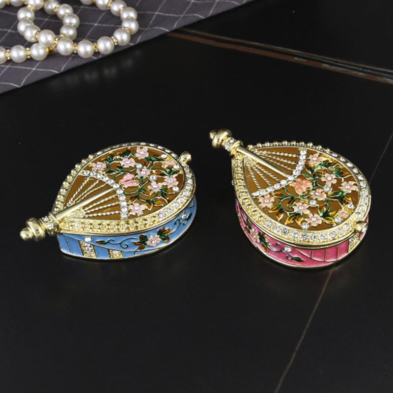 Jewelry Box Enamel Color Home Ornament Girl's Heart Gift Necklace Box Crown Jewelry Gift Box