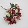 Multicolor Rose Bouquet Artificial Flower 21 Heads Simulation Flowers New Faux Rose Flower  Gifts