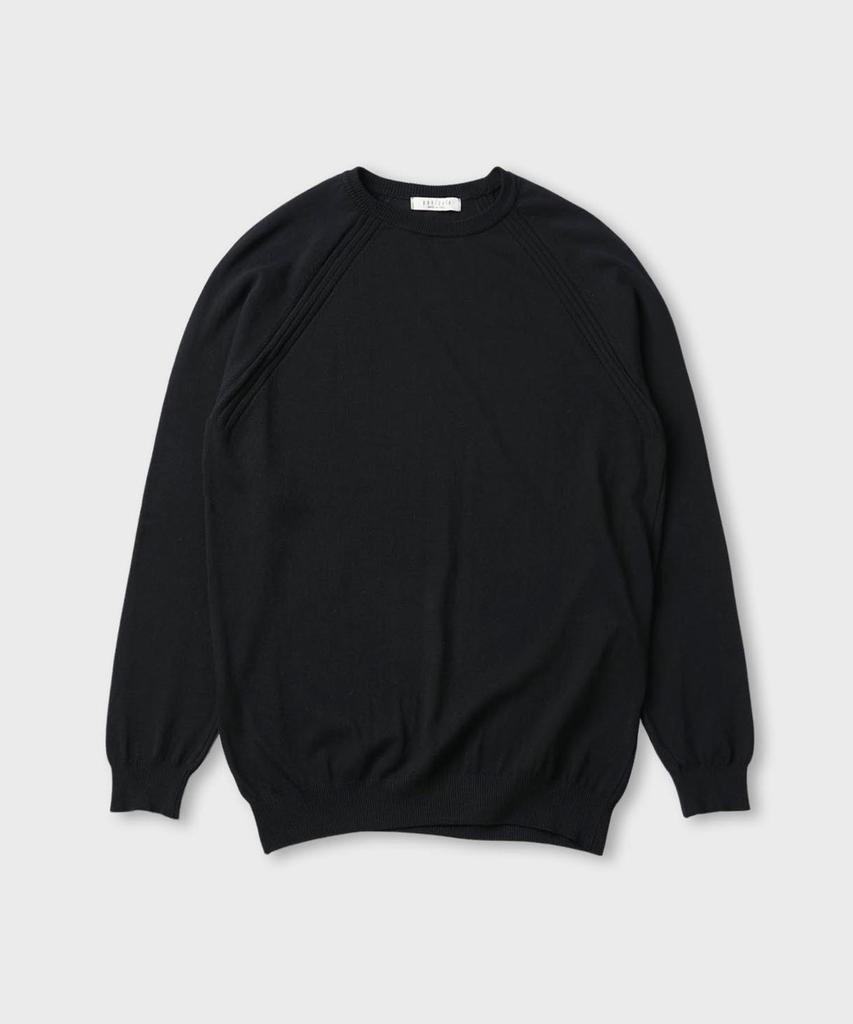 PANICALE Rib Detail Cotton Sweater [2 Colors]