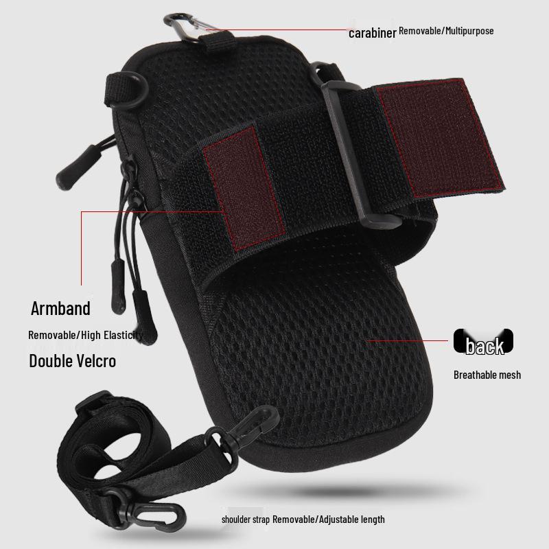 Sports Fitness Armband: Multifunctional Mobile Phone Arm and Wrist Storage Bag for Running and Outdoor Activities