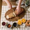 Akazienholz Küchenschneidebrett und Tablett für Gemüse und Obst