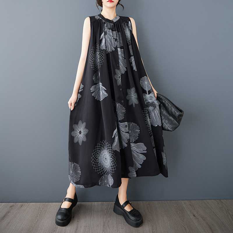Spring and Summer Mid-length Plus-size Dresses
