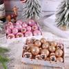 26Pcs Plastic Christmas Hanging Ball Merry Christmas Tree Decor  Hotel Office Decor