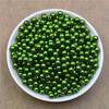 6Mm Straight Hole Round Abs Imitation Pearl Clothing Accessories Double Hole Environmentally Friendly Plastic Beads Fake Pearl
