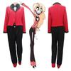 Hazbin Charlie Hotel Cosplay Costume Uniform Full Set Wig Suit Uniform Outfit