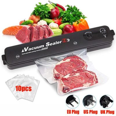 Machine à sceller sous vide domestique, automatique, à une touche, pour le stockage des aliments, avec 10 sacs scellés, Kit de démarrage (Prise américaine/ue/royaume-uni)