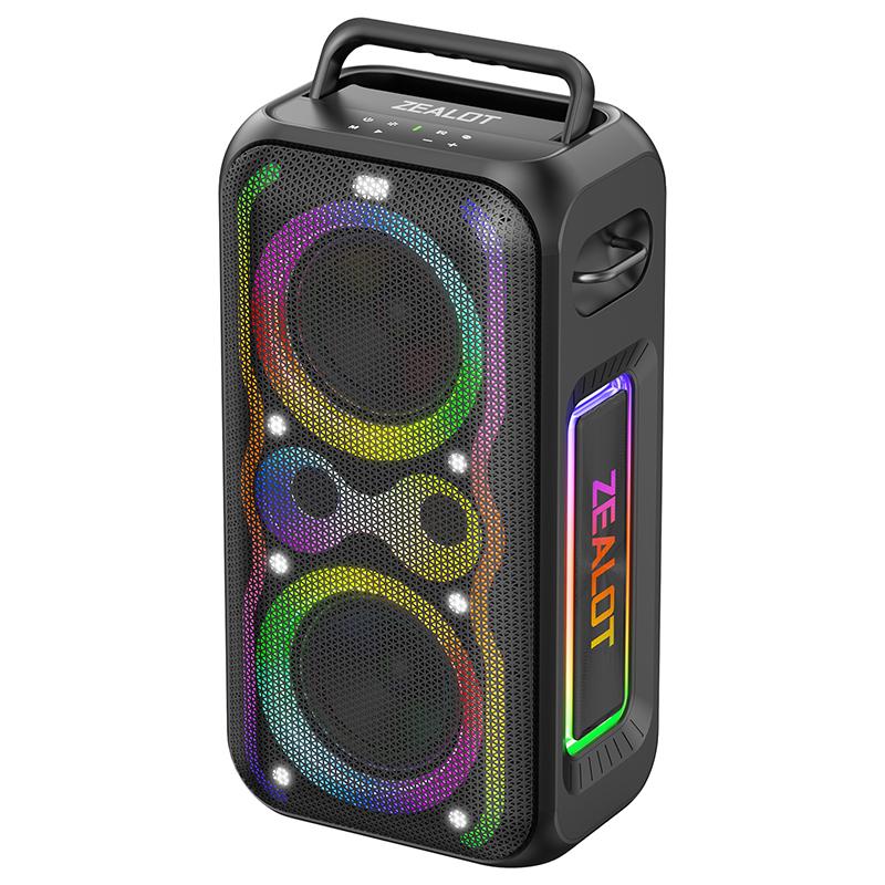 Hot Sale Zealot PT21 200W Rechargeable Portable Big Bass Party Waterproof Wireless Speaker for Party Outdoor