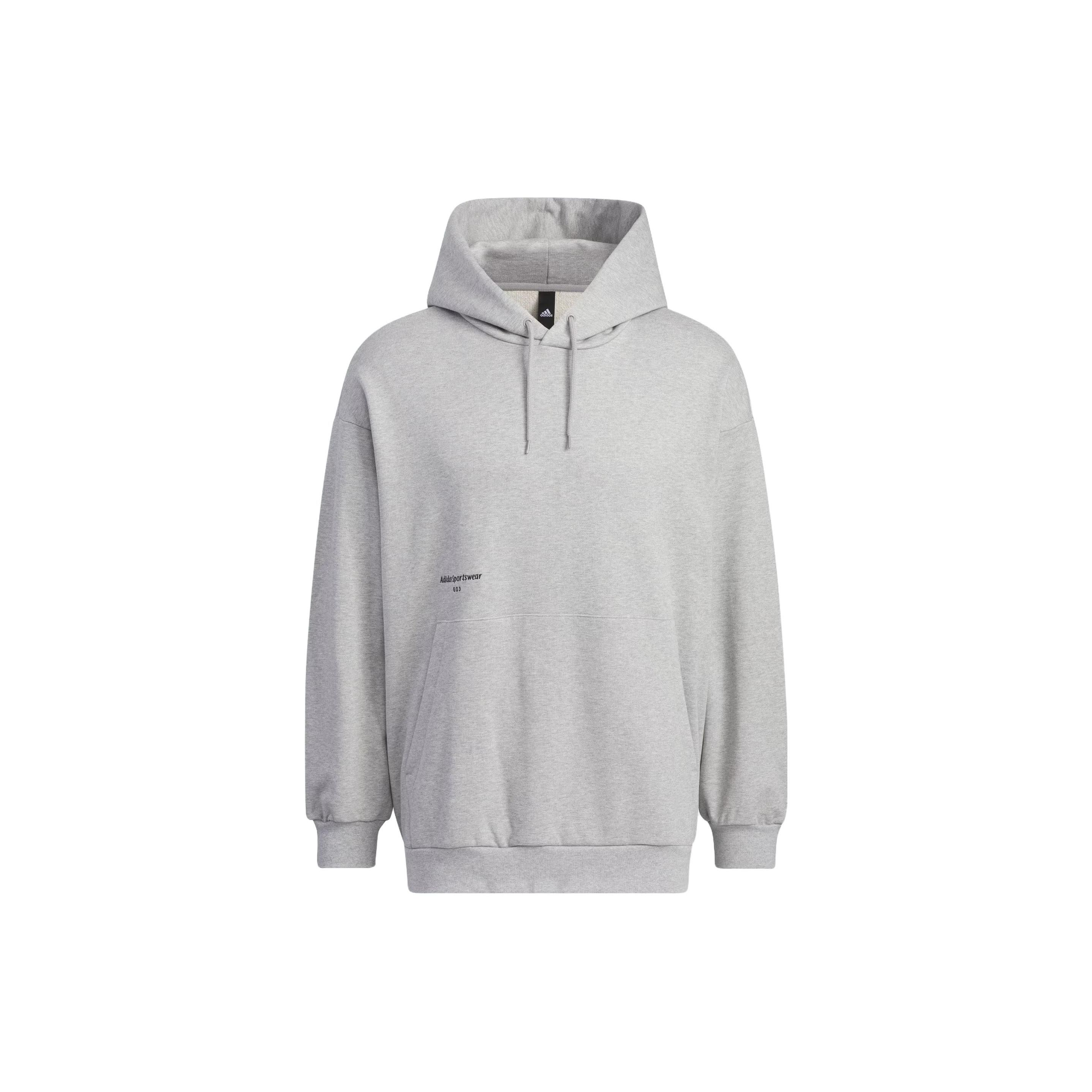 

adidas Men s Loose Fit Hoodie Medium Grey Heather IZ1607 XL