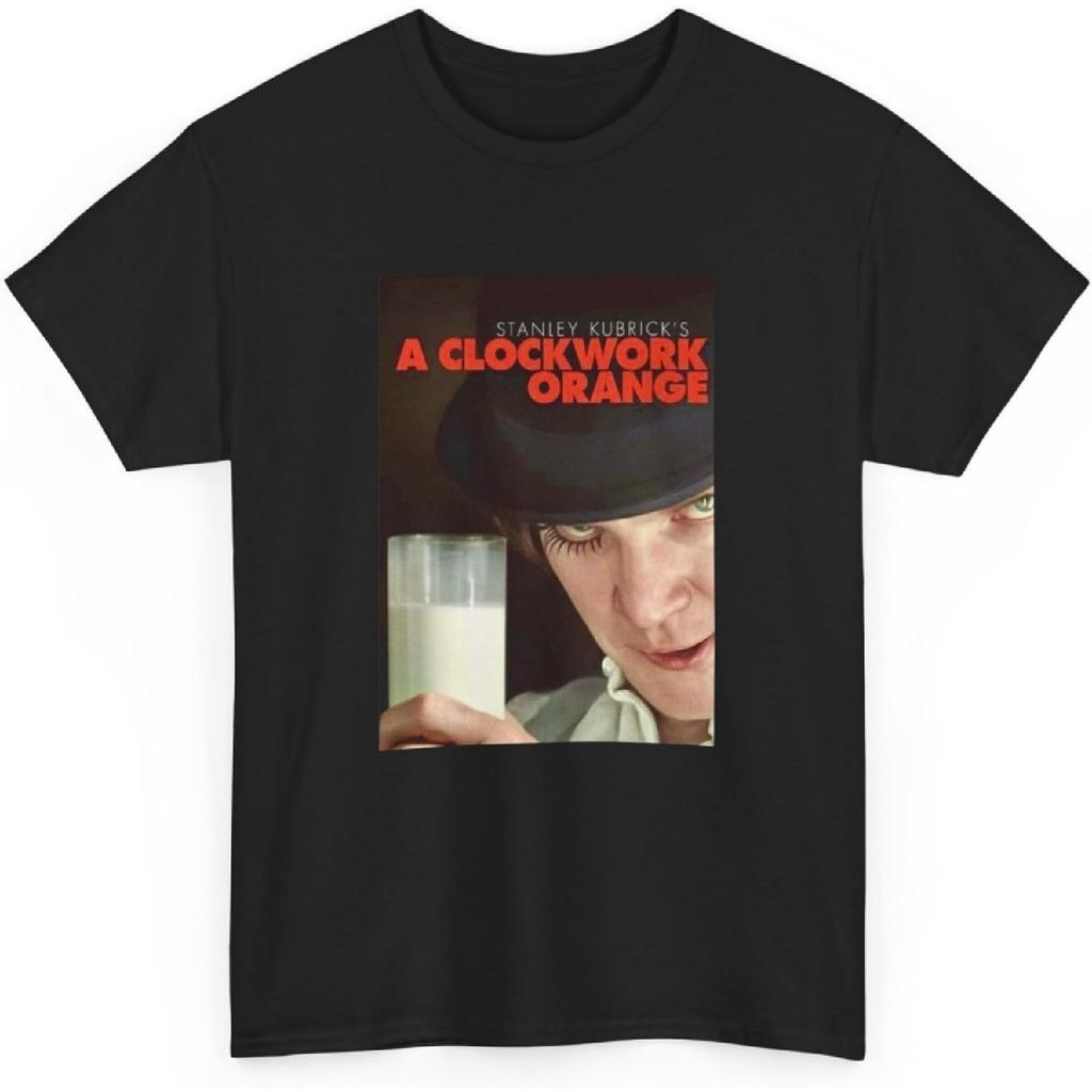 Arancia Meccanica Poster Film T-shirt Classico Culto Film Camicia Latte T-shirt