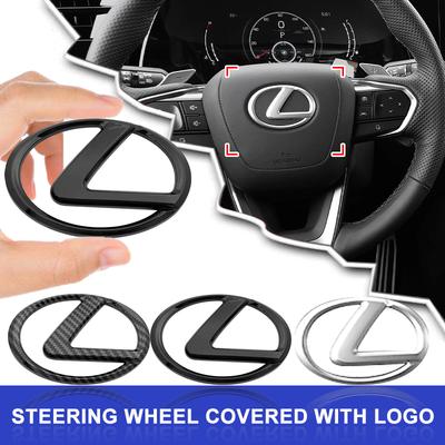 Car Steering Wheel Sticker Badge Decoration Auto Accessories For LS LC IS350 ES300 GS350 CT200h GX460 LX570 RX500h NX300