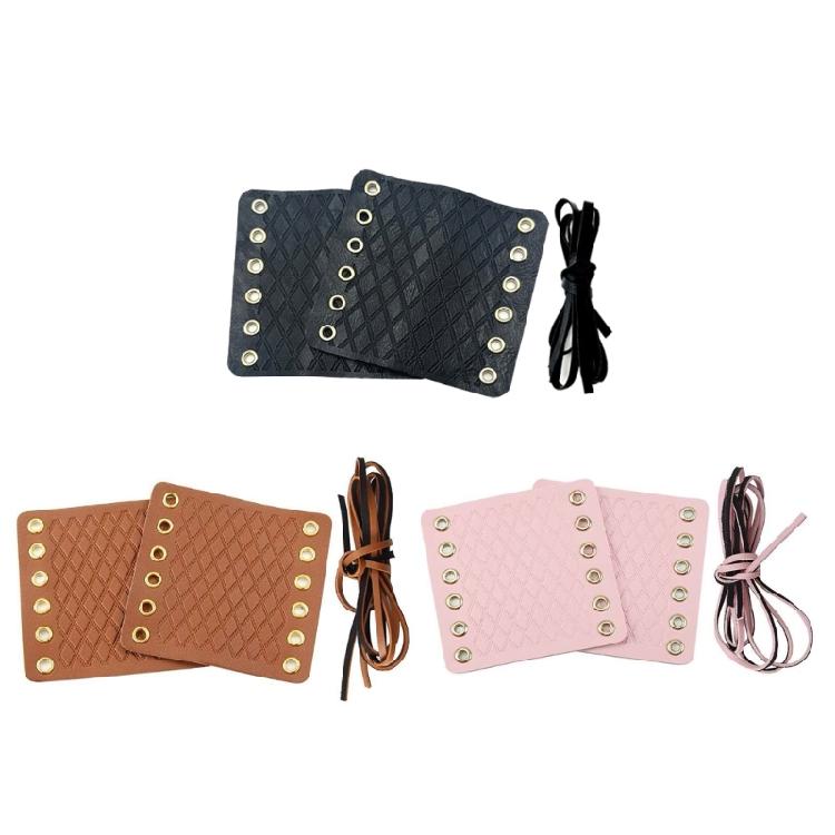 Ergonomic Bike Handle Grips Soft Leather Vintage Motorcycle Handle Grips Leather Bicycles Handlebar Cover Enduring