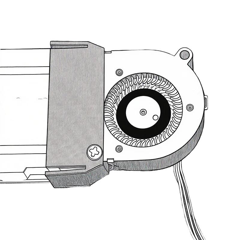 Iterative Space NVIDIA Tesla GPU Turbine Fan Cooler CN Plug (adapter Included)
