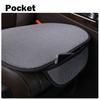 Flax Car Seat Covers Front Car Seat Cushion 3D Mesh Linen Fabric Seat Pad Protector with Head Backrest Car Accessories