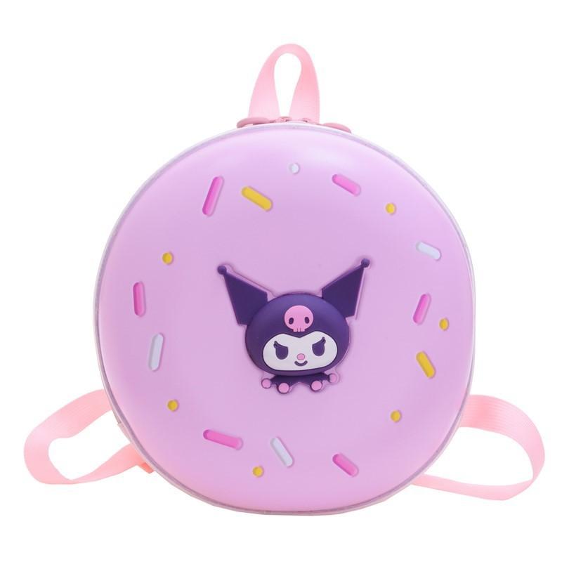 Childrens Cartoon Kuromi School Backpack With Lightweight Nylon And Air Cushion Straps For Girls