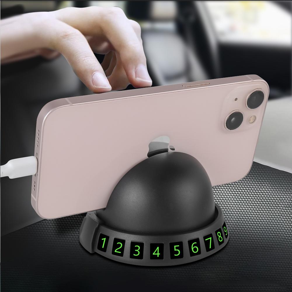 1pc Car Mobile Phone Holder Bracket Non-Slip Mount Support With Number Plate For Citroen C3 C4 Berlingo C-ELYSEE C5 Aircross DS wzpc47