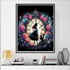 Disney Diamond Painting Alice and The Cheshire Cat Illustration Mosaic Embroidery Image Creation Diamond Painting Cross Stitch Home Decoration 5D DIY