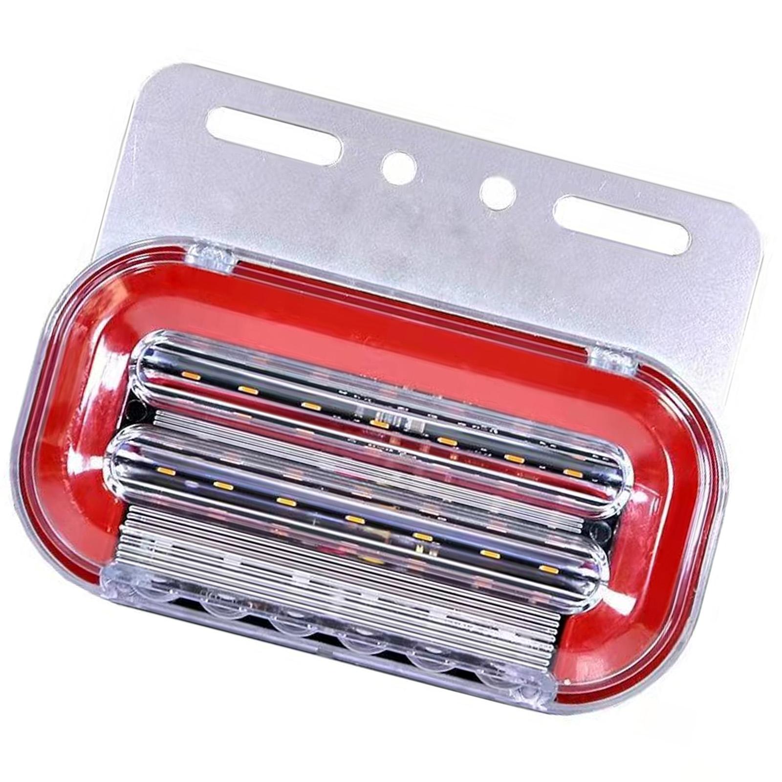 

24V Светодиодные габаритные огни для грузовиков Синие Динамические Яркие Сигнальные огни для Тяжелых Транспортных Средств Улучшенная Видимость красный