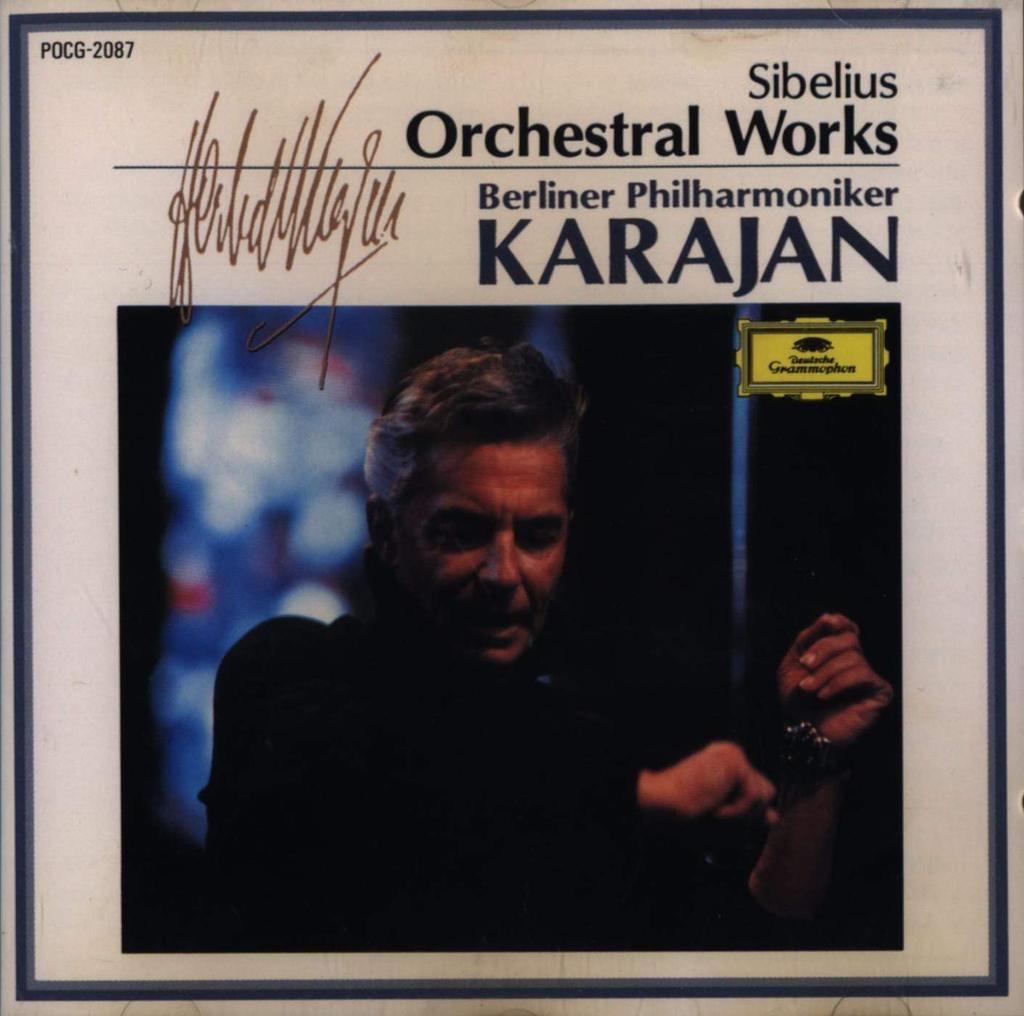 CD BERLINER PHILHARMONIKER - Sibelius Orchestra Works Japan Classical Used