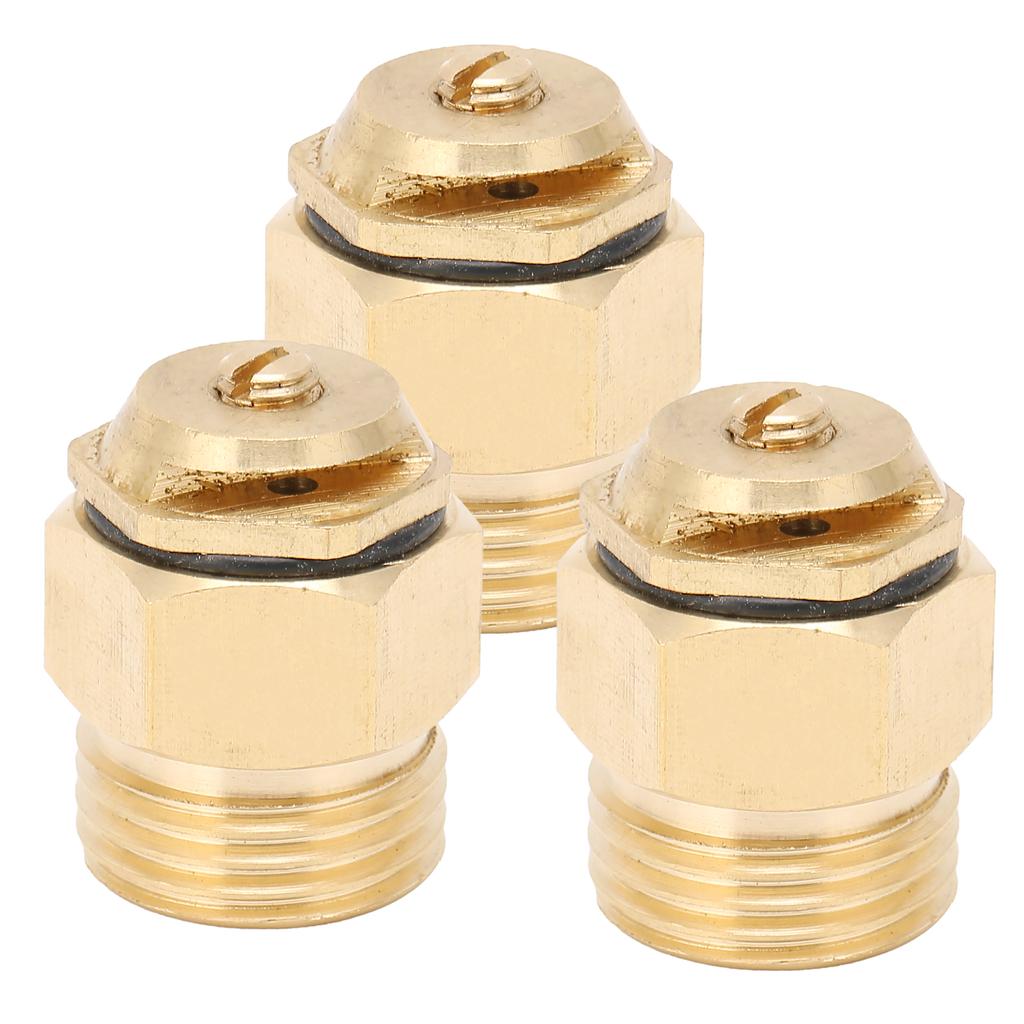 3PCS G1 2 Refraction Sprinkler Nozzle Adjustable Copper Micro Sprinkler Head Garden Irrigation Accessories