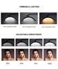 28-Inch Half-Moon Beauty Lamp for Nail, Tattoo & Eyelash Extensions - U-Shaped Eye Protection Floor Lamp