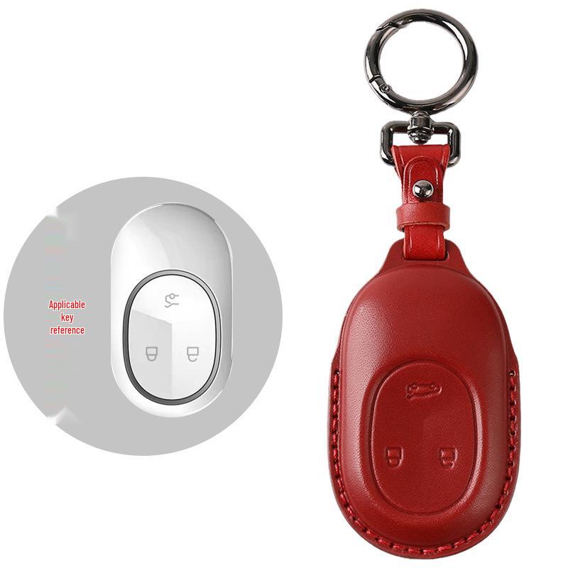 

2021 NIO ET7 Genuine Leather Retro Key Case - Handmade Cowhide