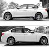 2 Pcs 2.05M Black Performance Side Skirt Stripe Stickers For BMW E90 E91 E92 E93