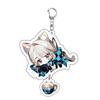 Game Keychains Acrylic Figure School Bag Keychian Holder Key Ring For Children Girl Men Accessories
