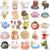 52 3D Cute Animal Stickers DIY Decorative Suitcase Notebook Waterproof and Non-repeat Stickers