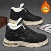 Winter High-top Men's Shoes 2025 New Velvet Warm Cotton Shoes Casual Tooling Shoes Men's Trendy Shoes Martin Boots Men's