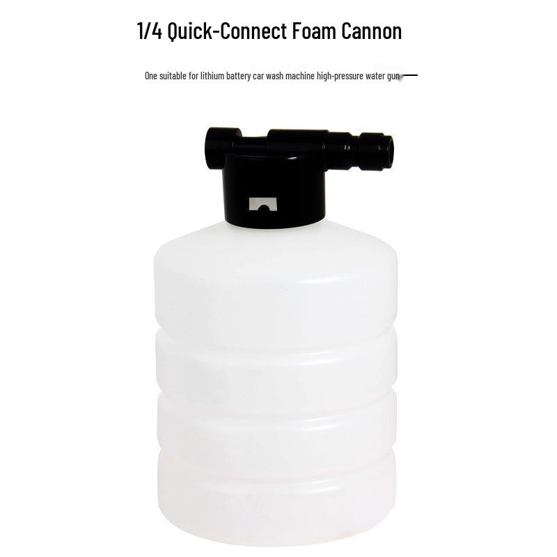 Cordless High-Pressure Car Washer Foam Kit with Snow Foam Gun and Duckbill Attachment