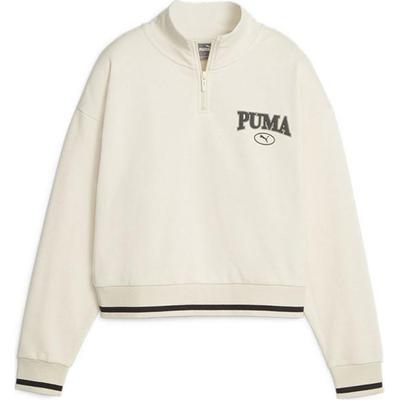 Sports Lifestyle Series Lässiges Kurzarm-Stehkragen-Langarm-Sweatshirt Damen-Sweatshirt Weiß 681524-87