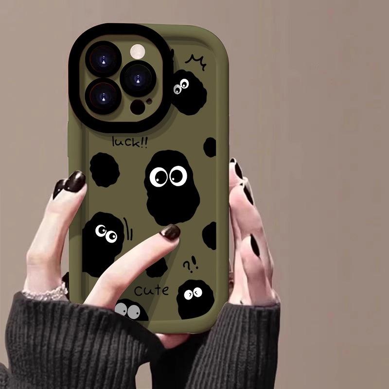 Apple 15promax Mobile Phone Case Painted IPhone 14pro Skin Feeling Puffs 16 13