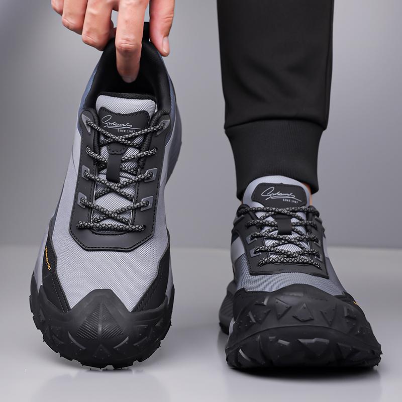 Fashion Men's Breathable Mesh Running Shoes Lightweight Walking Sneakers Men New Outdoor Flats Non-Slip Comfortable Athletic Footwear