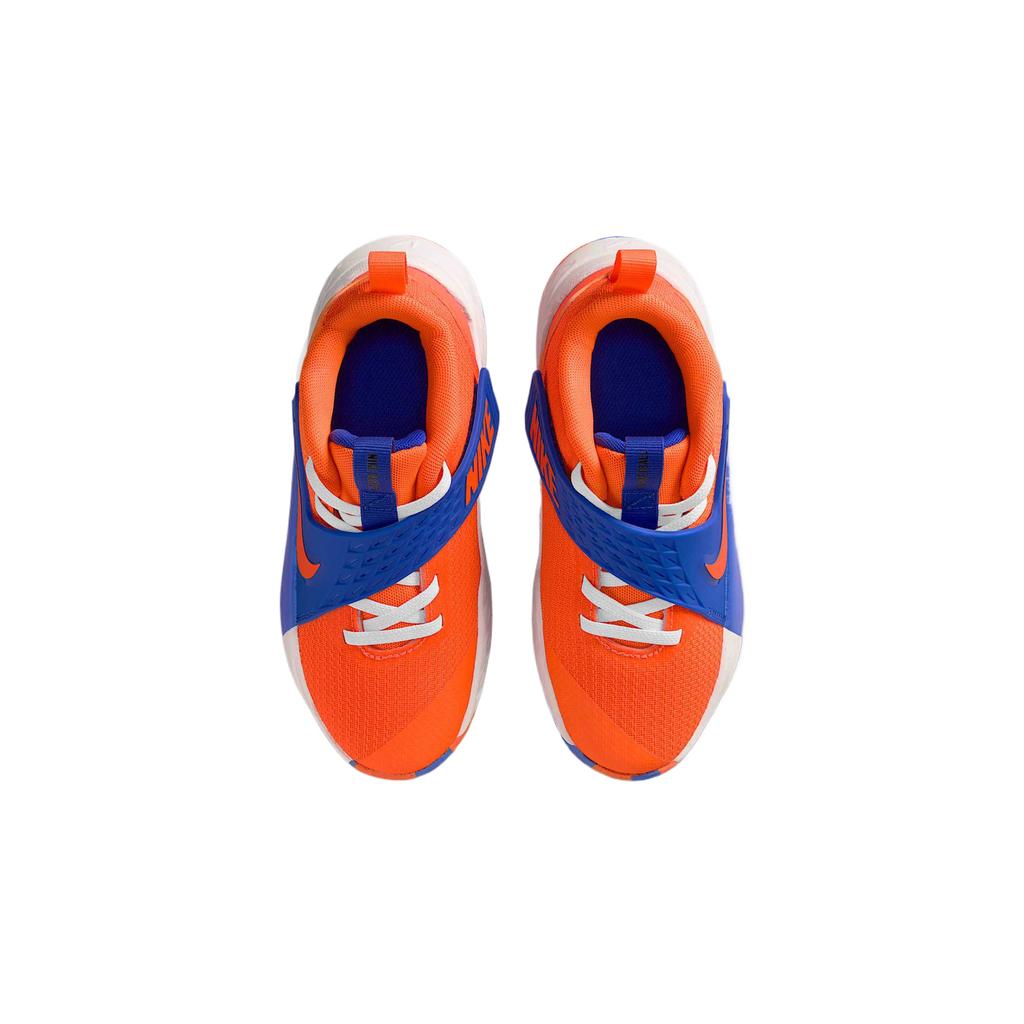 Nike Team Hustle D 12 Mesh Cushioning Low Top Children's Basketball Shoes Dutch Orange HF6280-800