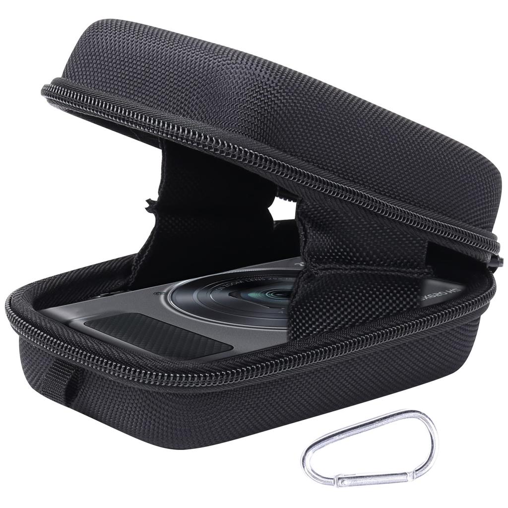 Dedicated Storage Case for Canon PowerShot SX740HS, SX730HS, SX720HS, and SX620HS Compact Digital Cameras (Black)