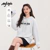 MJ STYLE Women's Casual Drop Shoulder Hoodie