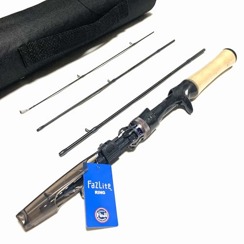 

Three adjustable lengths (4.7ft, 5.3ft, 5.8ft)! Fuji Fuzzlite guides, 3-way bait finesse rod, 4-piece (UL) rod. Perfect for lures, ajing baits, rockfi