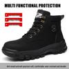 Men's Lightweight Anti-Smash, Anti-Puncture Safety Boots - Comfortable, Breathable, Soft Sole for Long Wear