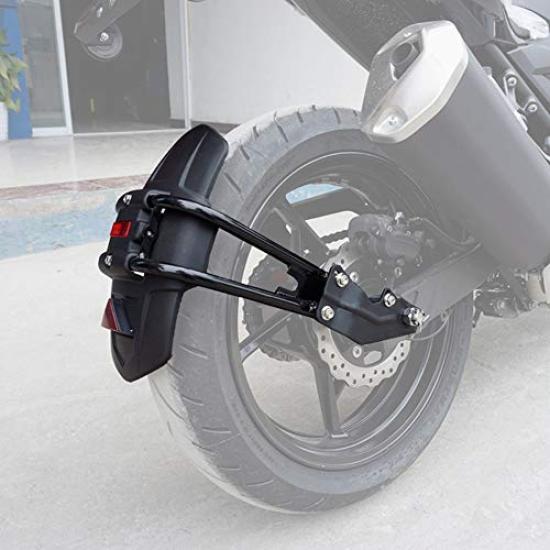 motokano Universal 18mm Rear Fender Mudguard for Kawasaki Ninja Suzuki and CB190X Z400, 250, 400, GSR250, GSX250R, V-Strom 250, CB190R,