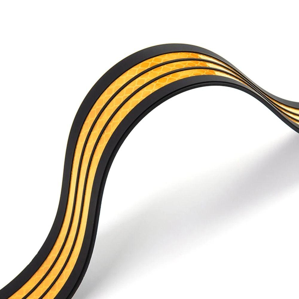 Soft Rubber Car Anti-rear-end Reflective Strip Anti-scratch 80cm Car Trunk Anti-collision Strip Night Warning